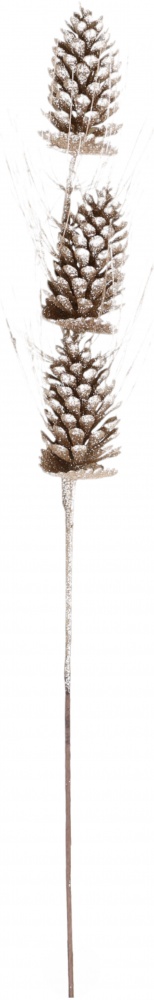 Декорація гілка із шишками і вусиками колір в асортименті 74 см EPI-EYK8-1347A