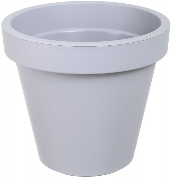 Горщик для квітів 35 см світло-сірий 