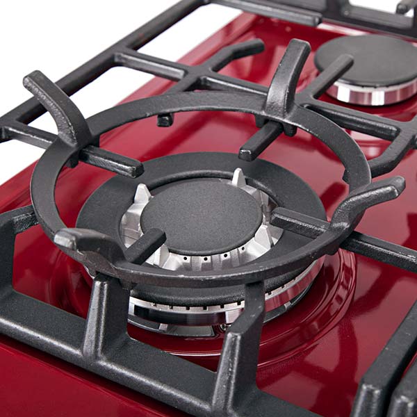 Варильна поверхня газова Pyramida PFE 643 Luxe burgundy