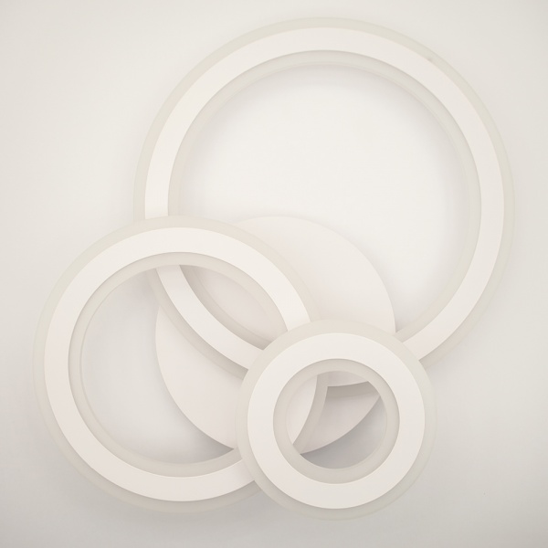 Люстра світлодіодна Luminaria R700/600 108 Вт білий матовий TRIPLEX ROUND 108W R 