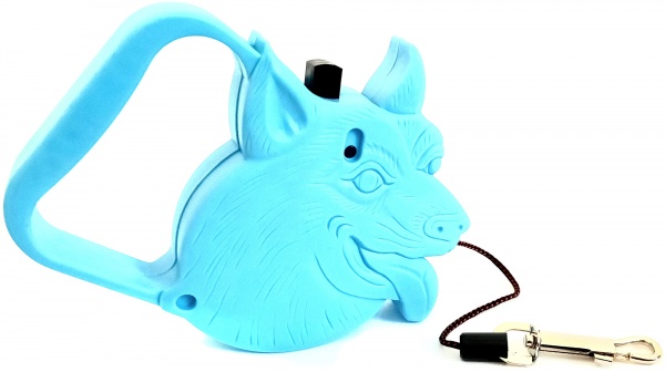 Поводок-рулетка Lilli Pet Pretty dog 3 м до 10 кг синий 20-3622