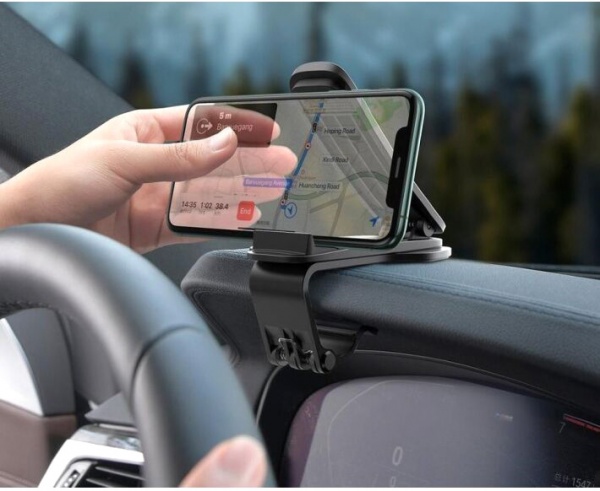 Тримач для телефона Big Mouth Pro Car Mount Silver BASEUS SUDZ-A0S срібний