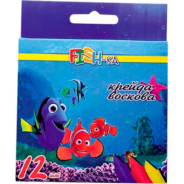 Набор мелков восковые 12 цветов E60706 Economix