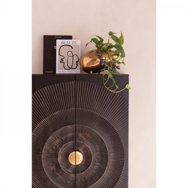 Ваза KARE Design Art Stones 16 см золота 