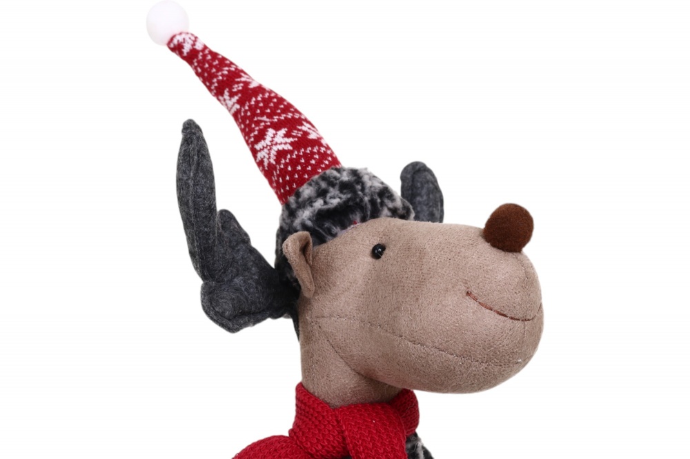 Декорация новогодняя Лось который стоит в ассортименте AH240748AB 56 см