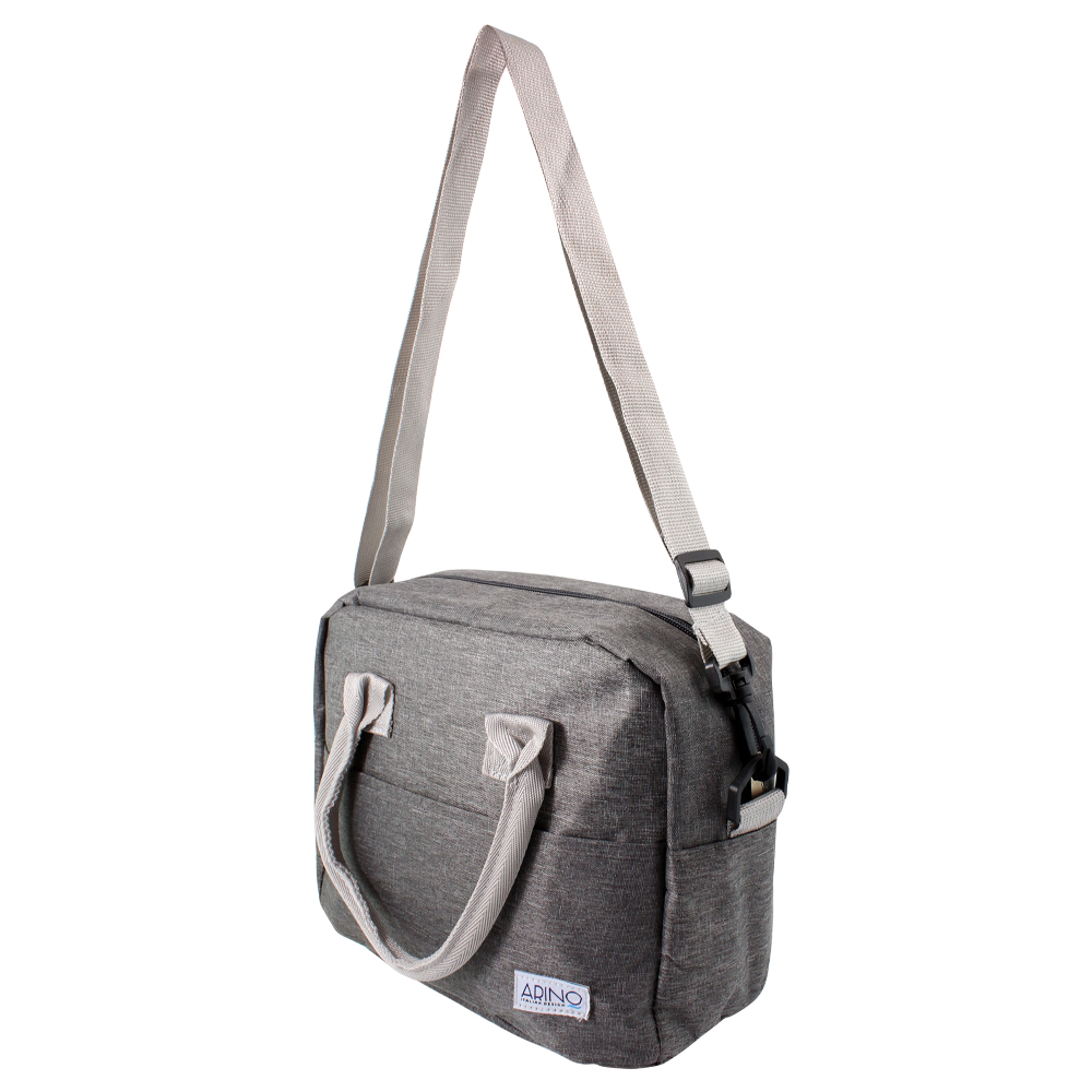 Термосумка Arino 9 литров 265*150*225 серая