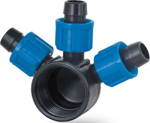 Переходник с тремя выходами 3 / 16 x 1''