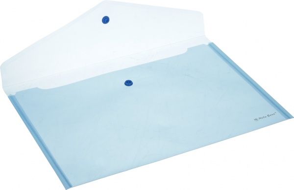 Папка-конверт А4 на кнопке синяя Nota Bene