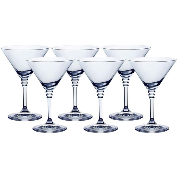 Набор бокалов для мартини Olivia 210 мл 6 шт. Bohemia