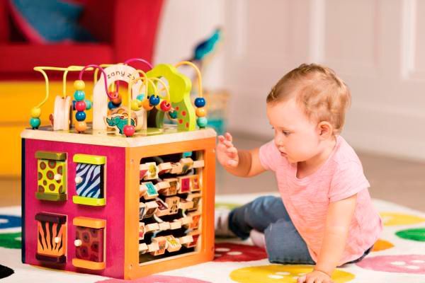 Игрушка развивающая Battat Зоо-куб BX1004X