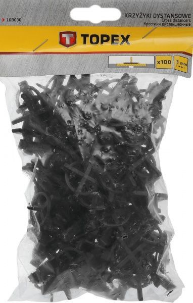 Крестики дистанционные Topex 3 мм 16B630