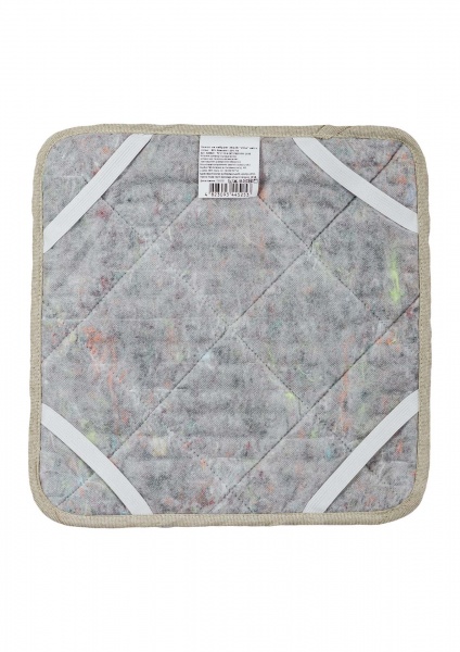 Чехол для стула Villa Цветы 35x35 см бежевый с рисунком Прованс