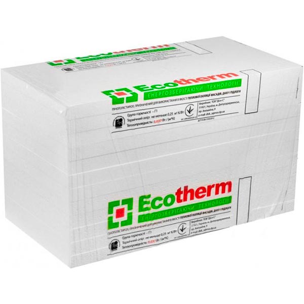 Пінопласт 25 Ecotherm® EPS-S 30 мм