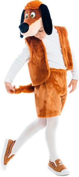 Костюм карнавальний КАРНАВАЛІЯ Пес Шарик р.122 коричневий 89041 