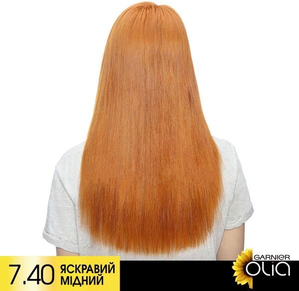 Фарба для волосся Garnier Olia 7.40 яскравий мідний