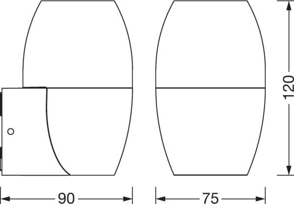 Бра Ledvance Endura Classic Cannon Wall Up GU10 IP44 темно-серый 