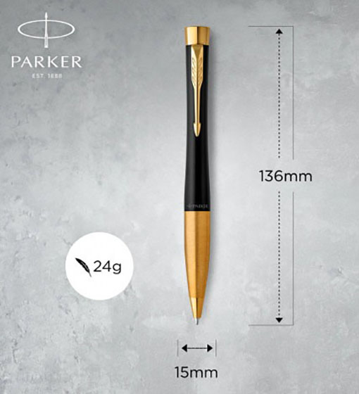 Ручка Parker URBAN 17 Muted Black GT BP