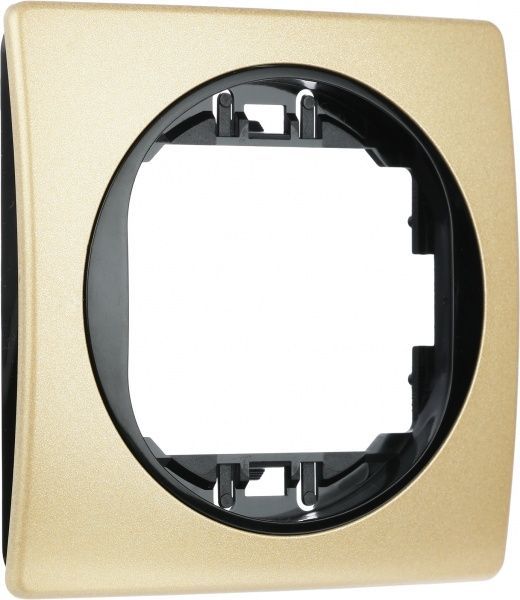 Рамка одномісна Aling-Conel EON горизонтальна золото E6801.GE