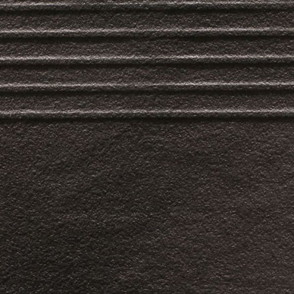 Клінкерна плитка Солар графіт Сходинка структурна 30x30 Cersanit