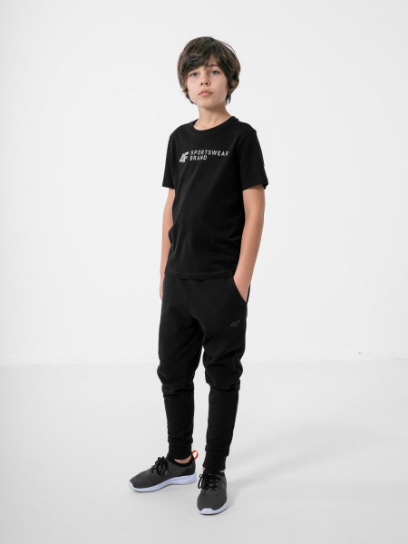 Футболка 4F T-SHIRT JTSM003 HJZ22-JTSM003-20S р.134 чорний