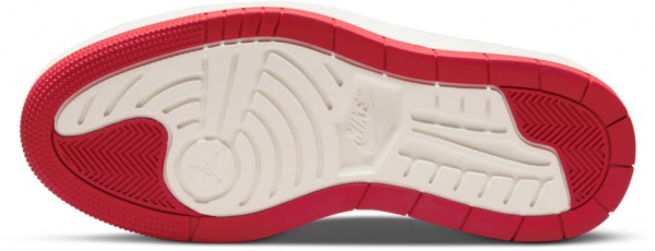 Кроссовки Nike AIR JORDAN 1 ELEVATE LOW DH7004-006 р.39 US 8 25 см белый с красным