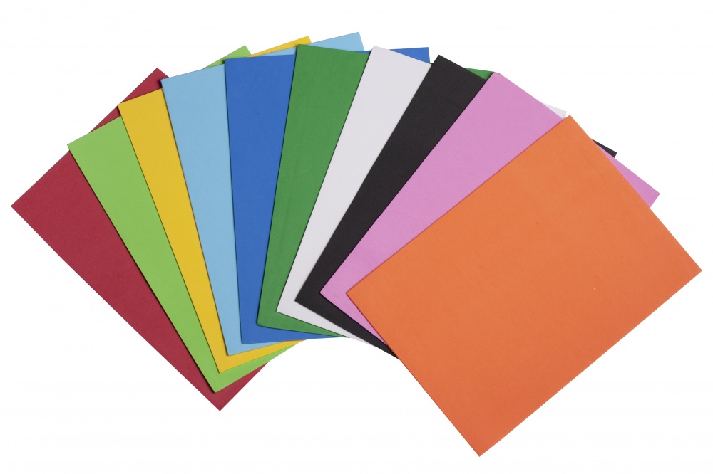 Фоамиран ZiBi А4 10 цветов 2 мм ZB.1835