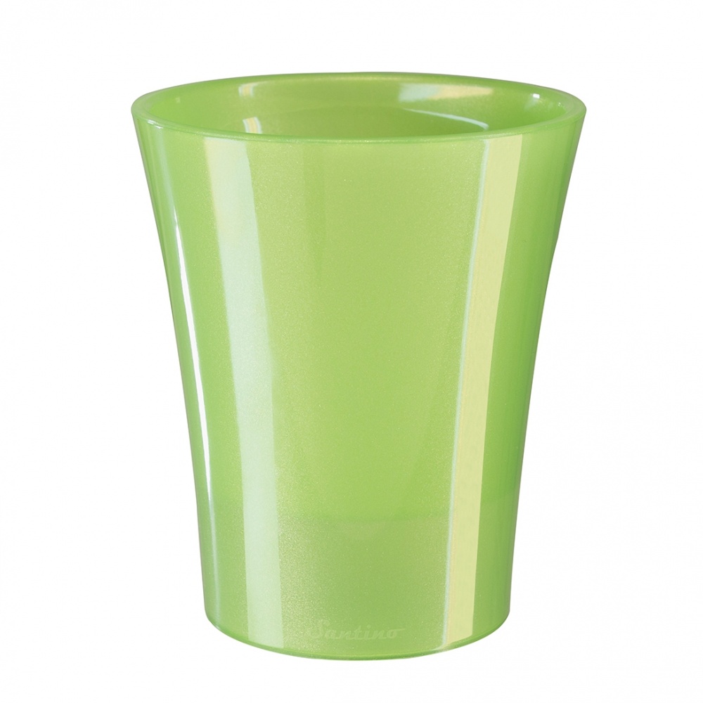 Вазон пластик Arte-Dea круглий зелене яблуко 1,25 л Santino (2017048)