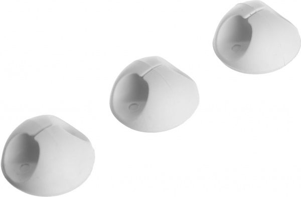 Набор фиксаторов универсальных Ecostrum для кабеля белые 6 шт. 