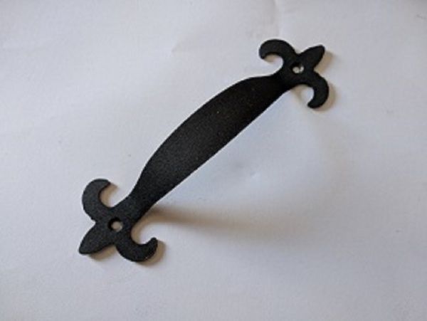 Ручка меблева Фльор 180x50x2 мм без замикання чорний