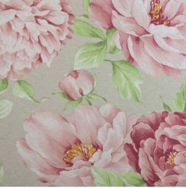 Раннер Пионы 40x120 см зеленый с розовым Прованс 