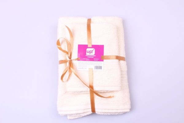 Набор полотенец 2 шт. молочный UP! (Underprice) 