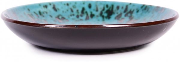 Тарелка з високим бортиком 22 см Тіффані Бірюза Manna Ceramics