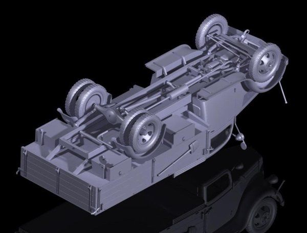 Сборная модель ICM немецкий легкий грузовой автомобиль второй мировой войны Typ 2,5-32 (4823044402892) 1:35