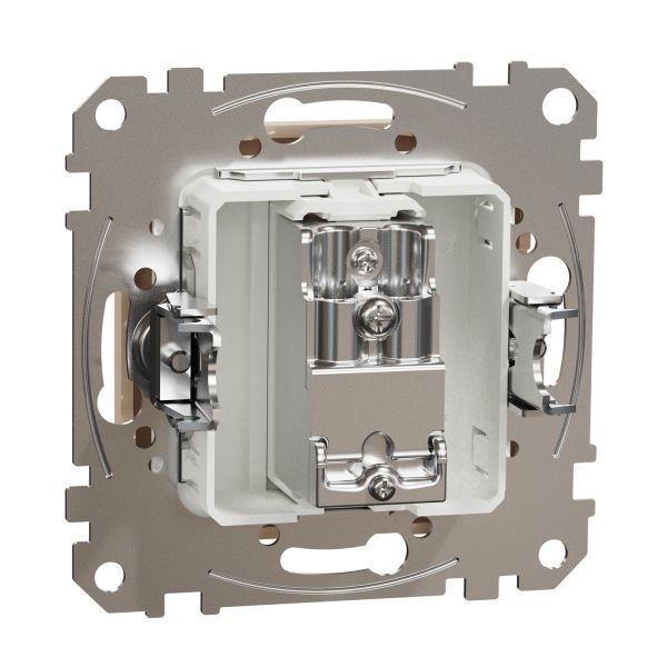 Розетка TV оконечная Schneider Electric Sedna Design без шторок без крышки бежевый SDD112471