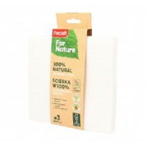 Набор салфеток для чистки Paclan For Nature 38x35 см 3 шт./уп. белый
