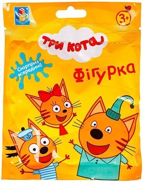 Игровая фигурка-сюрприз Три кота с пазлом Т18085 в ассортименте 