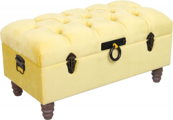 Сундук-пуф Shic S желтый 71,5х37х36,5 см 