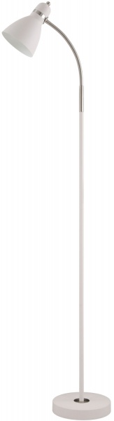 Торшер Laguna Lighting 25 Вт Е27 белый/матовый никель 60075-01 