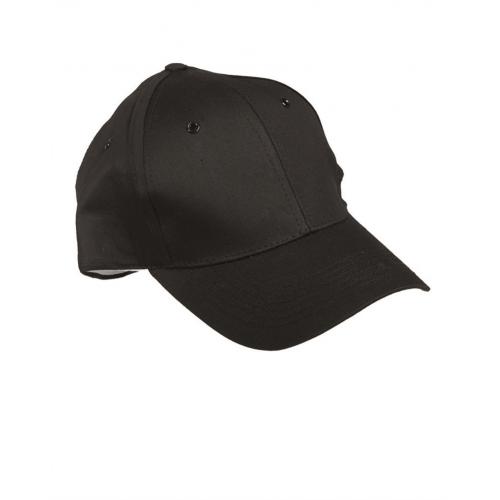 Бейсболка Mil-Tec ОДНОТОННАЯ [019], ЕДИНЫЙ 12315002 черный