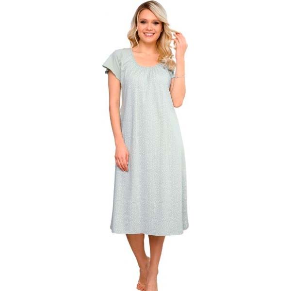 Нічна сорочка Roksana Kamelia 897/16131 р. М ментолово-білий