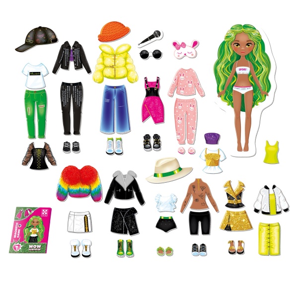 Игра настольная Vladi Toys Магнитная одевашка WOW Surprise Singer VT3210-13