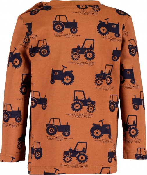 Свитшот для мальчика Blue Seven трактор р.86 коричневый 977603 X * 98 
