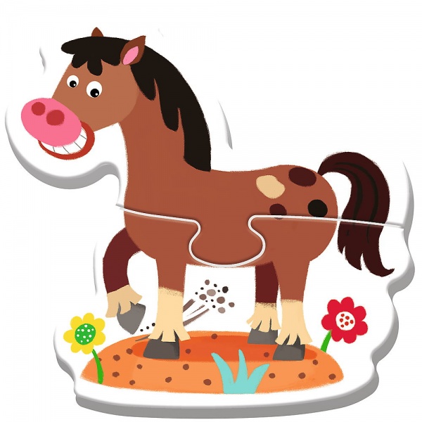 Пазл Trefl 4 в 1 Baby Classic KAZSTUDIO SA домашние животные 36127