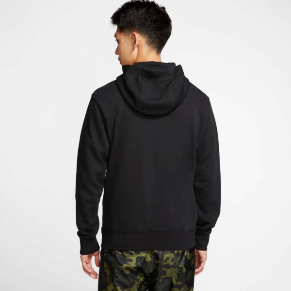 Джемпер Nike M NSW CLUB HOODIE FZ FT BV2648-010 р. 3XL чорний