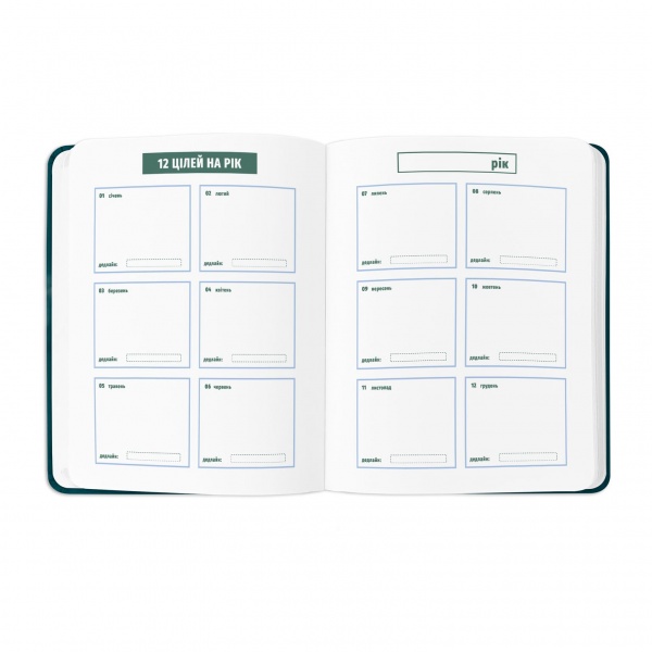 Блокнот I HAVE A PLAN зелений Orner