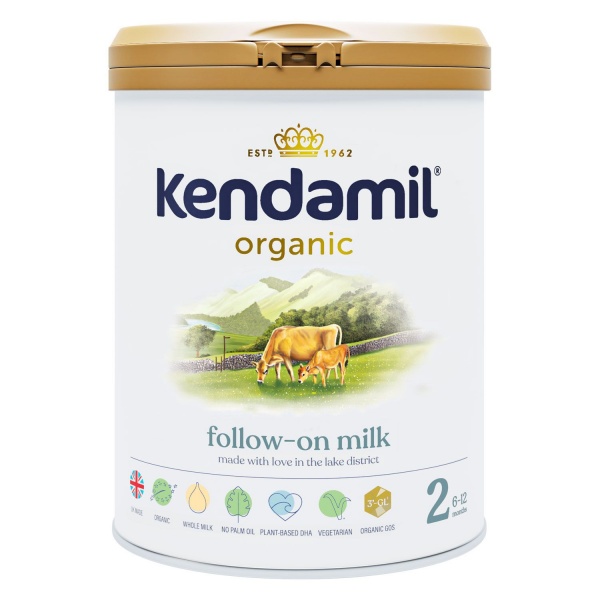 Суха молочна суміш Kendamil Organic 2 6-12 міс., 800 г (77000334)
