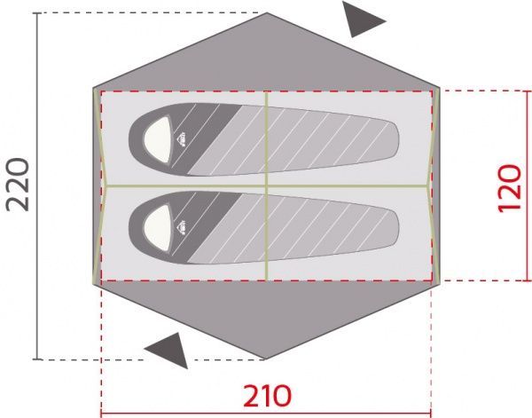 Палатка McKinley Escape 40.2 289500-784