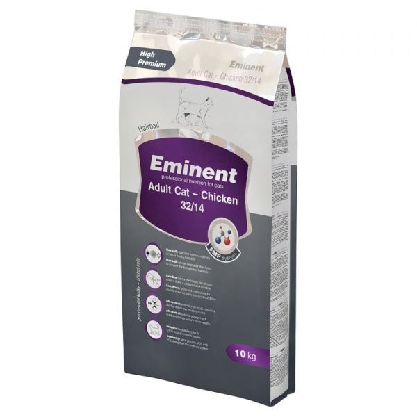 Корм Eminent Adult Cat Chicken для взрослых кошек с курицей 10 кг