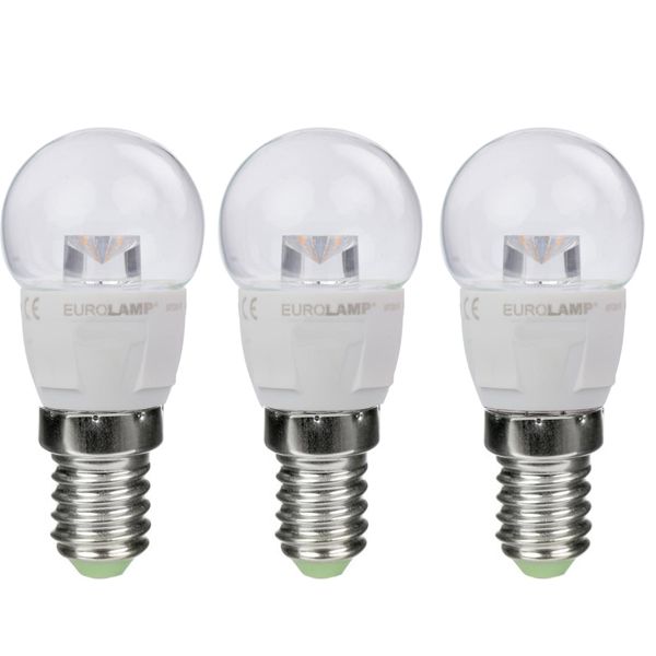 Лампа LED Eurolamp G45 5 Вт E14 4000K 3 шт