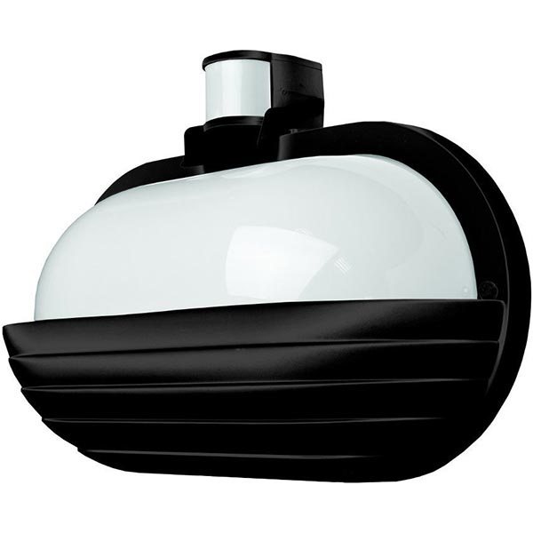 Світильник Euroelectric з датчиком руху чорний